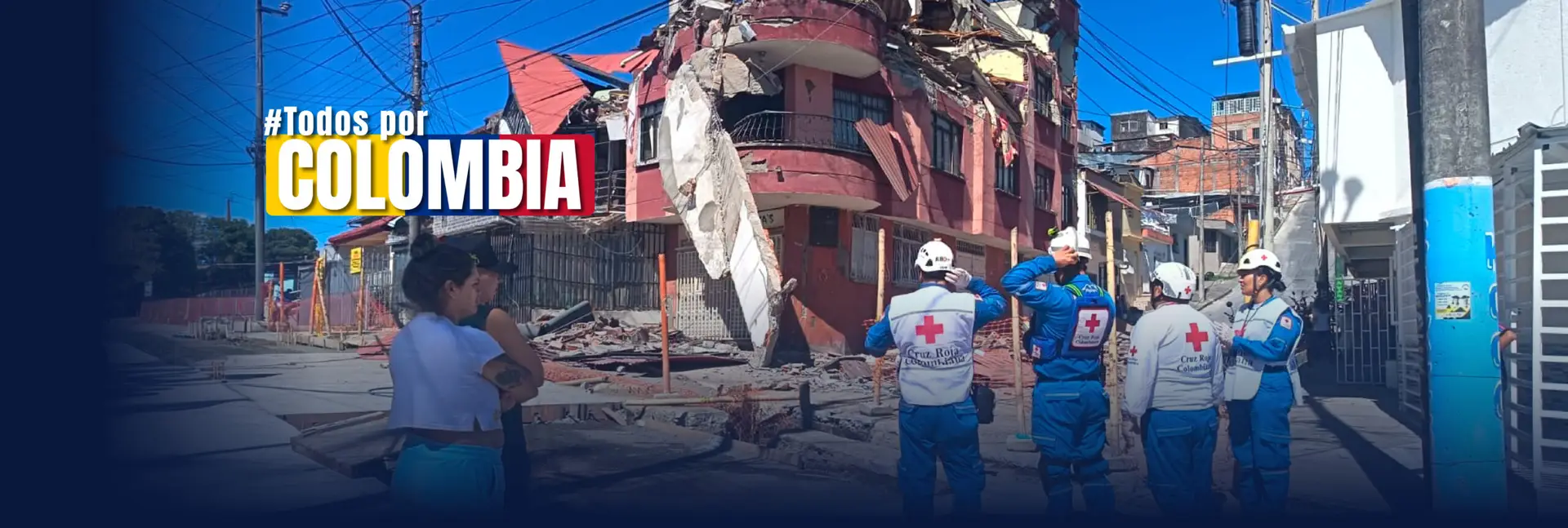 Banner oficial de Cruz Roja Colombiana, campaña #TodosPorColombia.